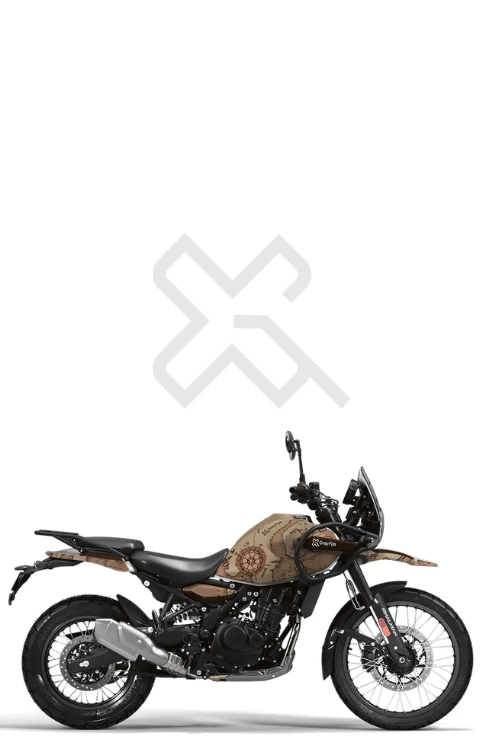 Himalayan 450 Full Body Sticker | Made in Premium Gloss Vinyl with FPF (Fade Protection Film), Waterproof, Precut Sticker, Pack of 1 for Both Side